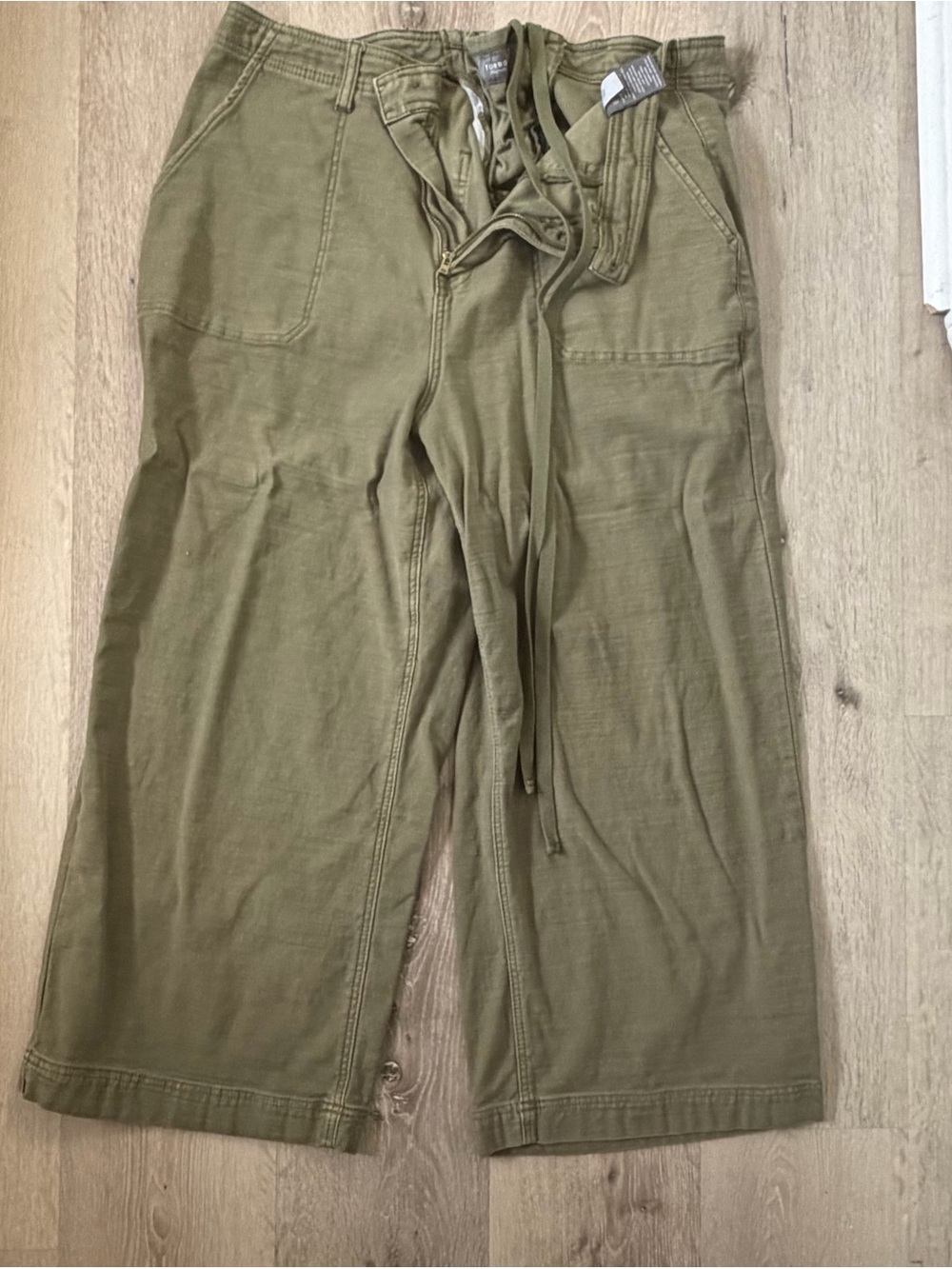 torrid Olive Green Wide-Leg Cargo Pants